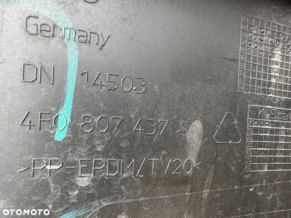 ZDERZAK Audi A6 S6 C6 4F ORYGINAŁ PRZÓD - 9