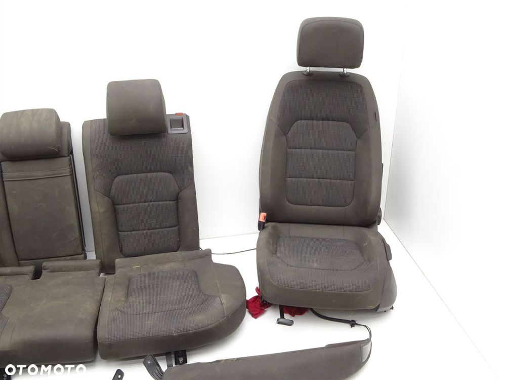 Komplet foteli fotele przód tył kanapa kombi 3aa971366g vw passat b7 - 3