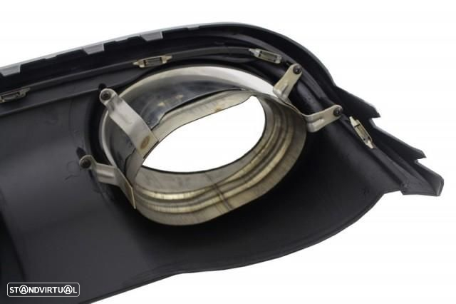 Difusor com Ponteiras Audi A4 B8 (2007 a 2013) Look RS4 - 5