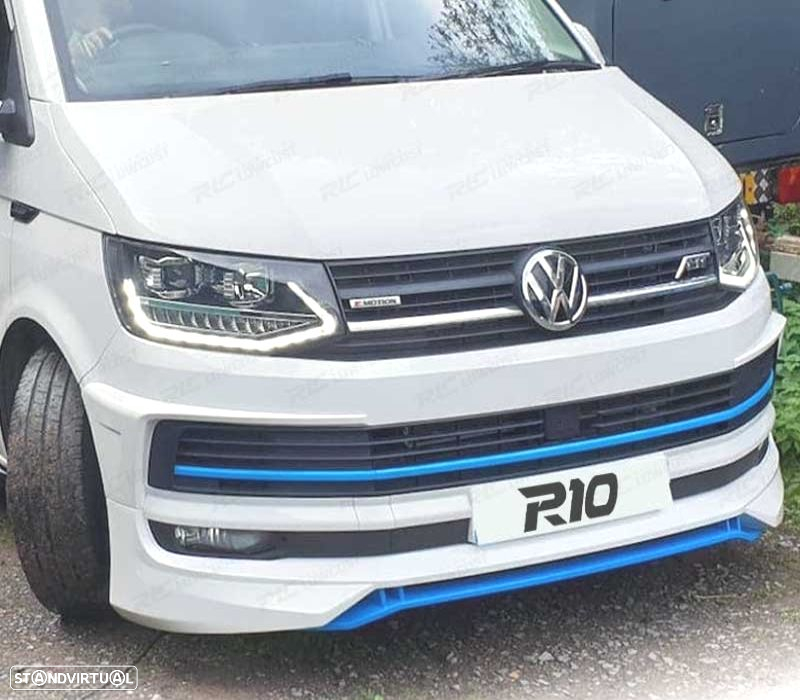 SPOILER LIP FRONTAL VOLKSWAGEN VW TRANSPORTER T6 15-19 LOOK ABT - 3