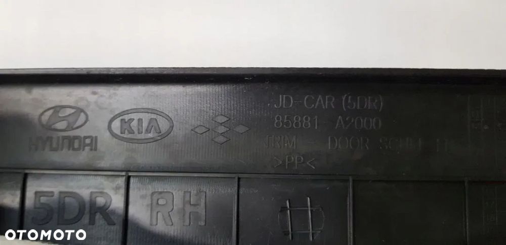 OSŁONA LISTWA NAKŁADKA PROGU PRZÓD KIA CEED II HB - 3