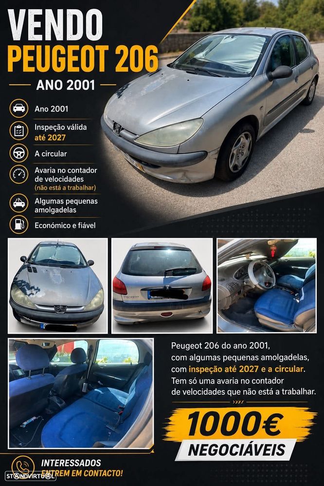 Peugeot 206 1.1 XR - 1