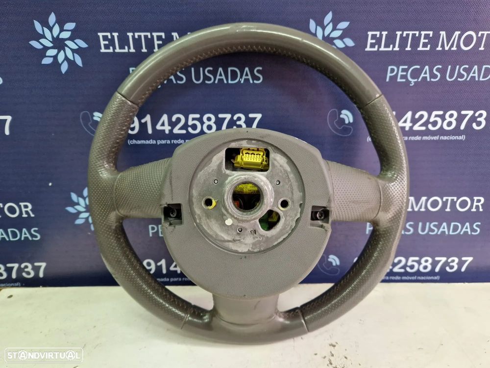 Volante usado pele AUDI A4 B7 3 BRAÇOS AIRBAG - 5