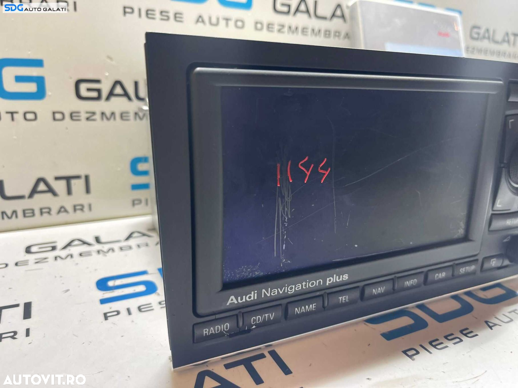 Navigatie Radio CD Player RNS E Navi Plus cu Harti DVD Audi A4 B7 2005 - 2008 Cod 8E0035192K [B3656] - 10