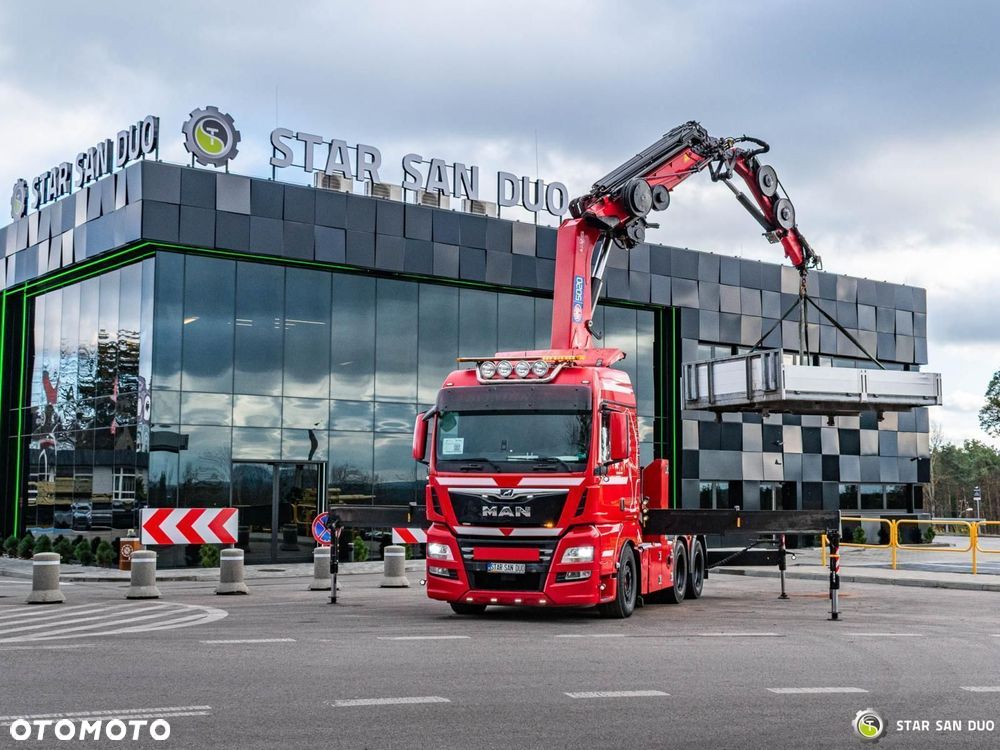 MAN MAN TGX 28.500 6x2 HMF 5020K-RC HDS Fly Jib Żuraw Siodło - 10