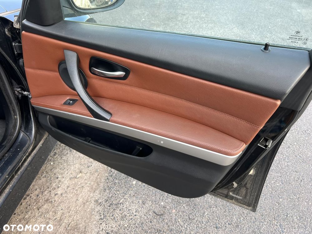 Fotele skóra Bmw e91 kombi e90 brązowa podgrzewane boczki komplet Europa - 6