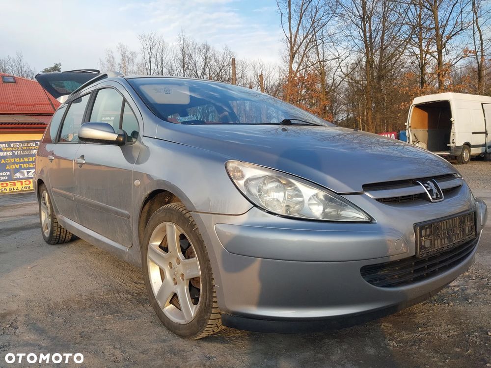 Przód kompletny Peugeot 307 01-05 maska zderzak błotnik EZAC lampa chłodnice poduszka airbag atrapa grill - 3
