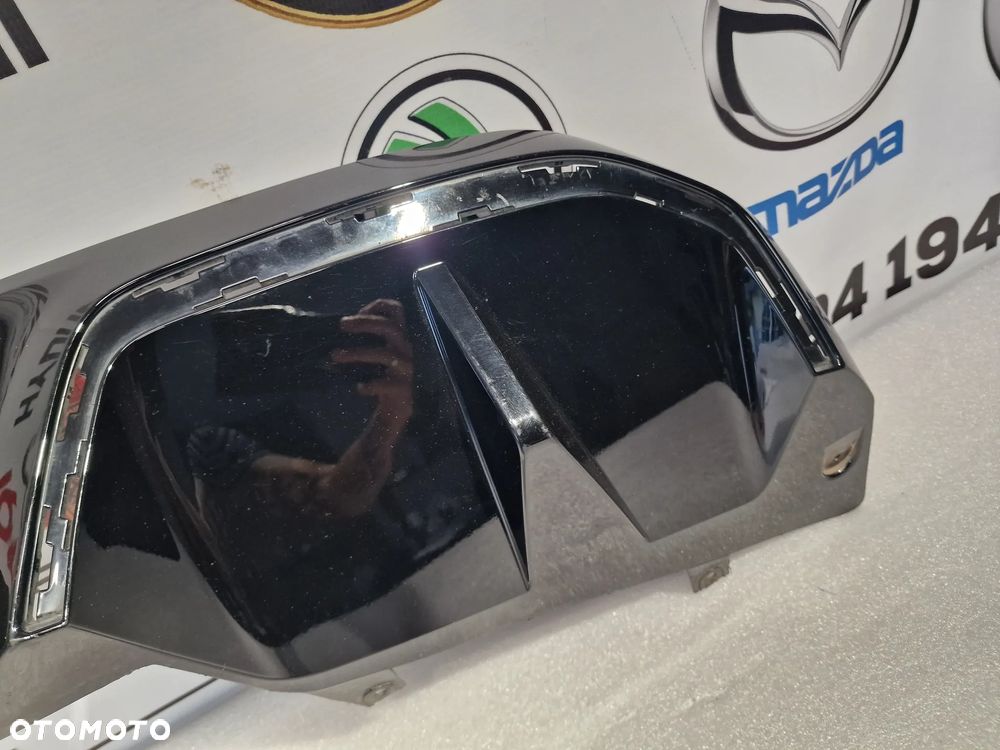 BMW G26 COUPE M-PAKIET 21- DYFUZOR / SPOJLER / DOKŁADKA ZDERZAKA TYLNEGO TYLNIEGO TYŁ , NR 51128096492 / 8096492 , CZARNY , NR AUKCJI DT934 - 8