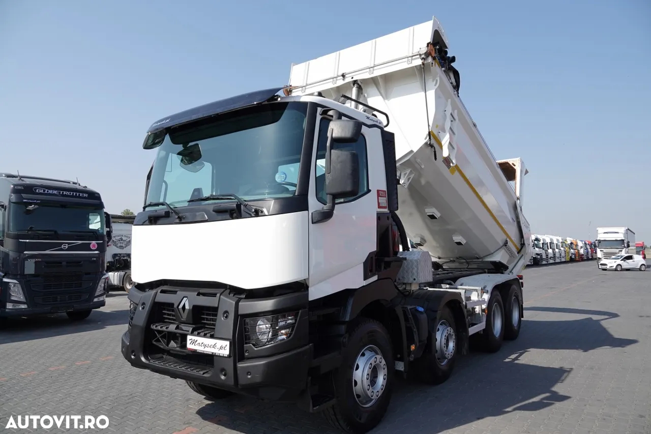 Renault C 480 / 8x4 / BASCULANTE SPATE / HYDROCLAP / 2018 / EURO 6 / - 2