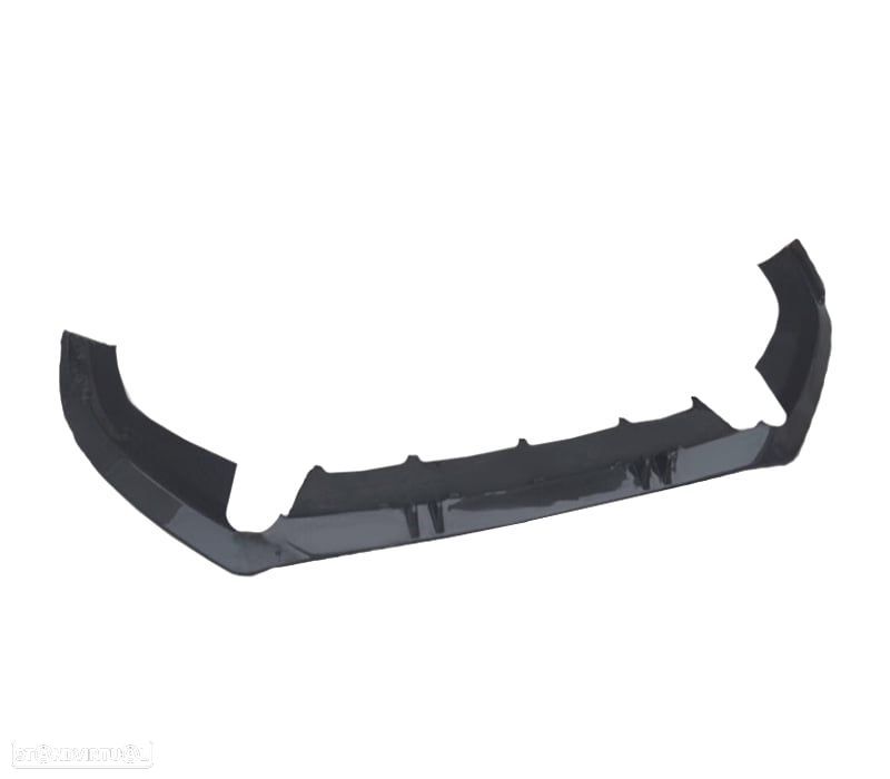 SPOILER LIP FRONTAL AUDI A5 17-20 LOOK RS5 ABT PRETO BRILHANTE - 2