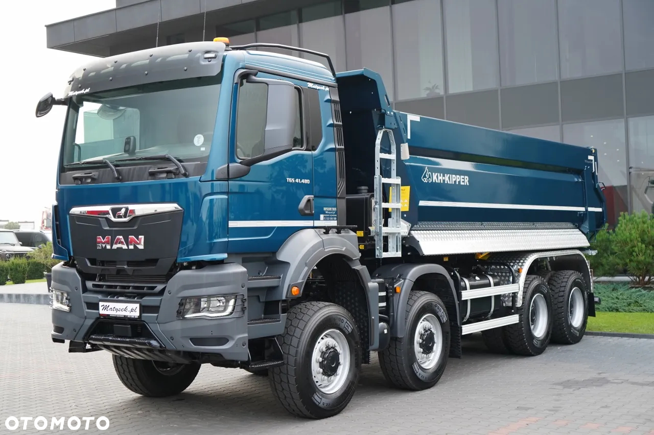MAN TGS 41.480 / 8X8 / WYWROTKA / AUTOMAT / FABRYCZNIE NOWY / BARDZO BOGATE WYPOSAŻENIE / - 8