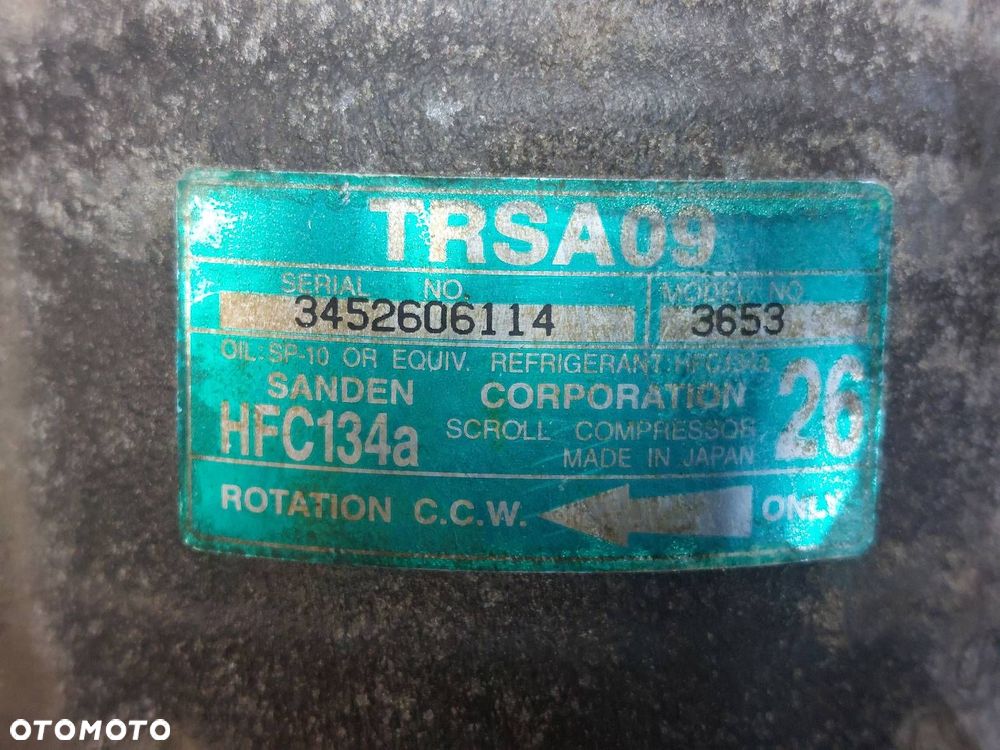 SPRĘŻARKA KOMPRESOR KLIMATYZACJI HONDA CIVIC VII 1.4 16V TRSA09 - 4