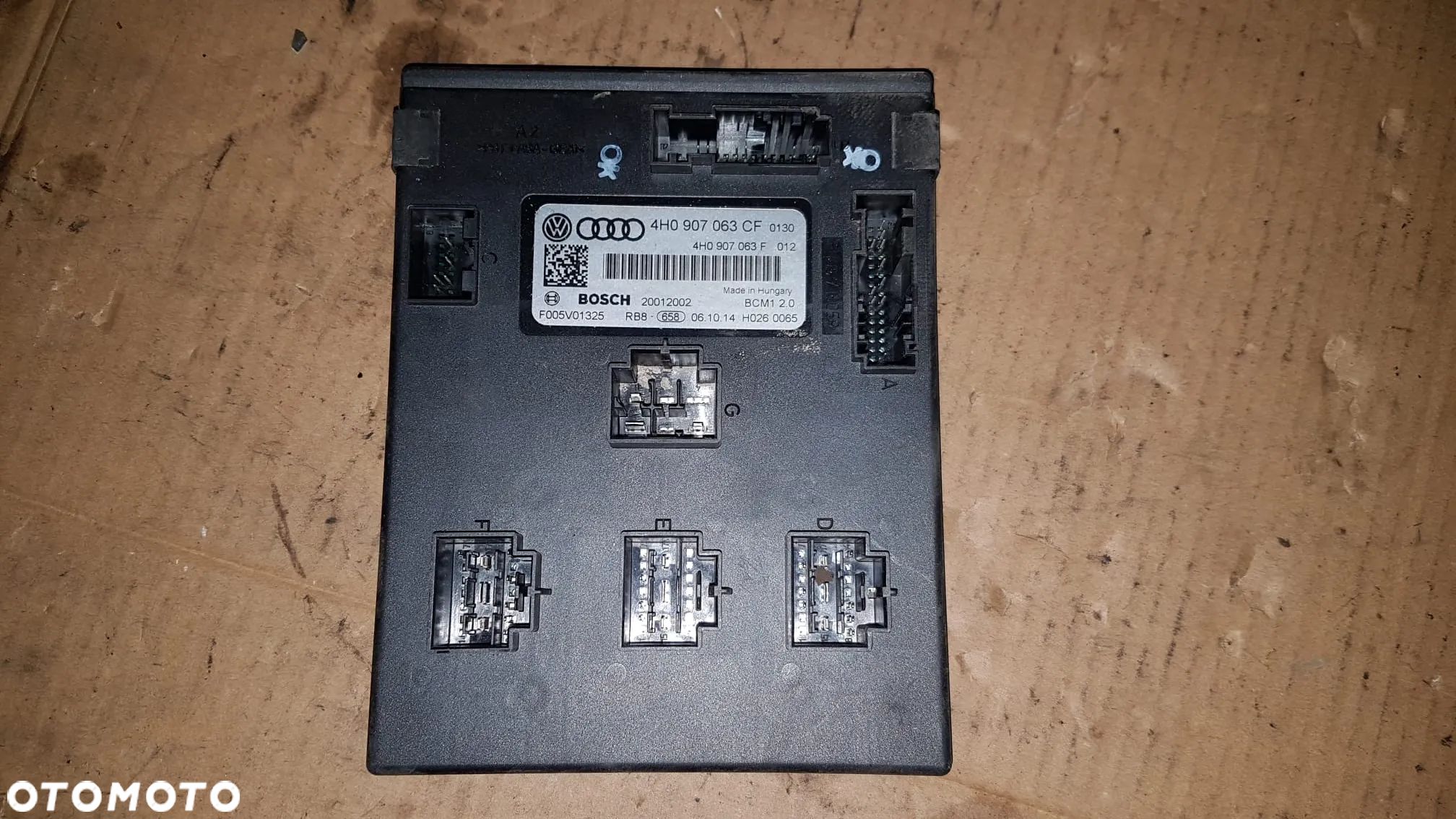 AUDI A6 A7 4G MODUŁ KOMFORTU 4H0907063CF - 1