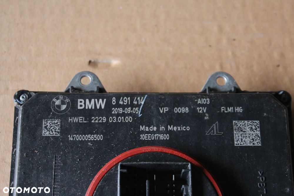 PRZETWORNICA MODUŁ LAMPY BMW G01 G02 G30 G31 8491414 2019 - 3