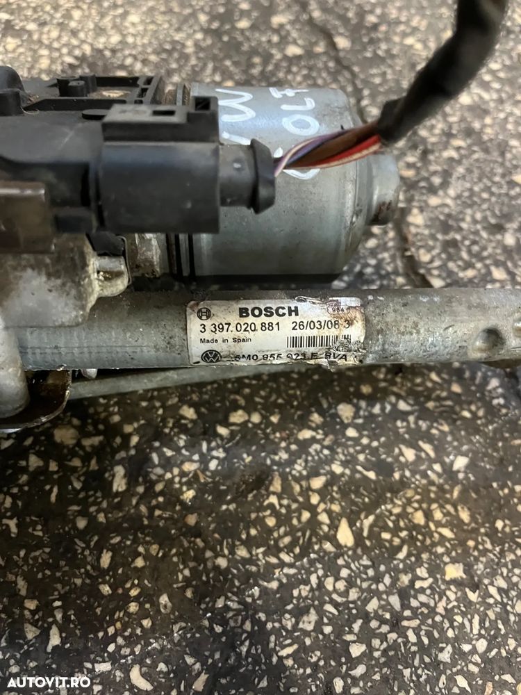 Ansamblu motoras stergator stanga/dreapta fata complet VW Volkswagen Golf 5+ PLUS - 10