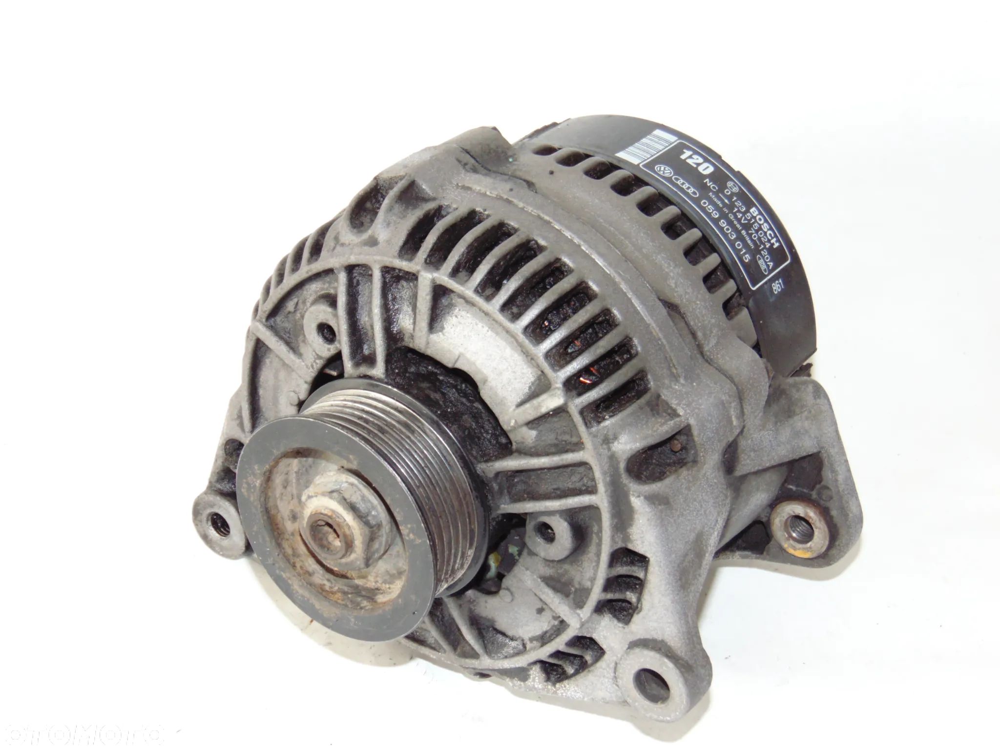 ORYGINAŁ alternator 0123515024 059903015 Audi A4 A6 C5 VW Volkswagen Passat B5 Skoda Superb I diesel 2.5 TDI V6 - 1