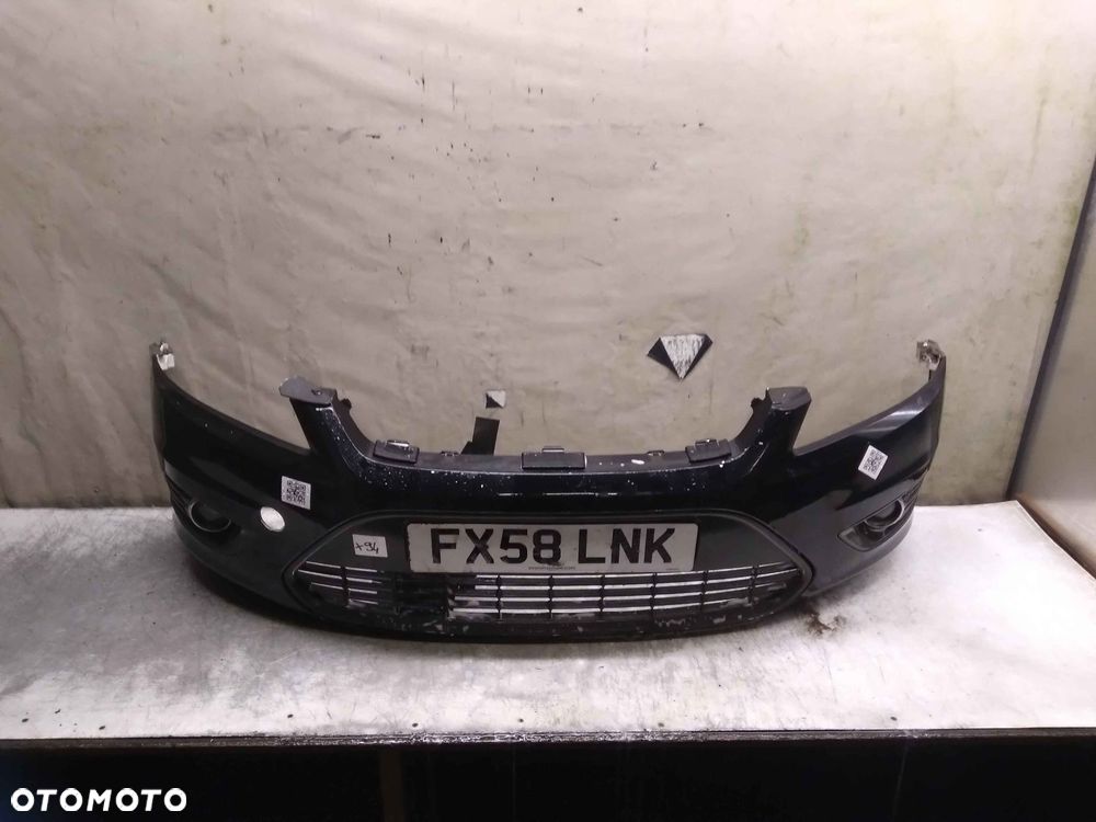 + ZDERZAK PRZÓD PRZEDNI FORD FOCUS MK.2 2 II LIFT FL F3 CZARNY HALOGENY