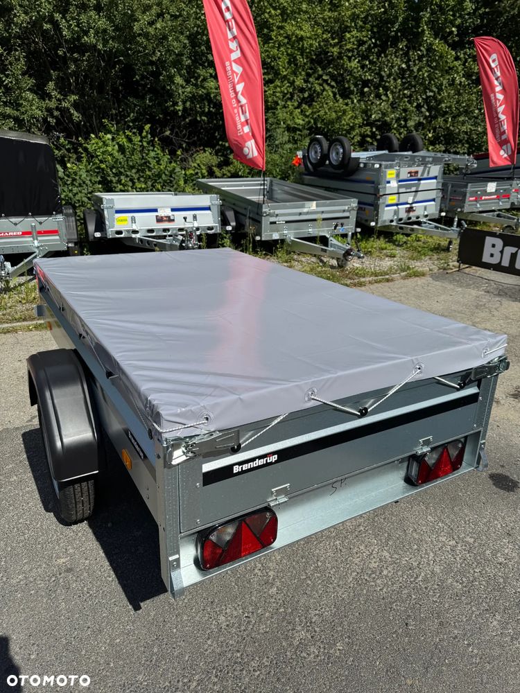 Brenderup 1203S 204x116x35 z plandeką płaską - 10