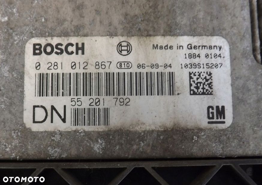 OPEL ASTRA 3 H 1.9 CDTI 150PS KOMPUTER SILNIKA DN - 1