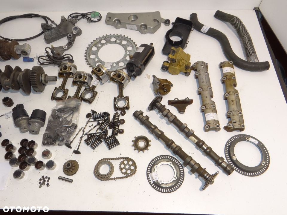 Honda CBF 600 SC38 wał korbowy panewki wałek rozrządu korbowody szklanki tłoki płytki zaworowe - 3