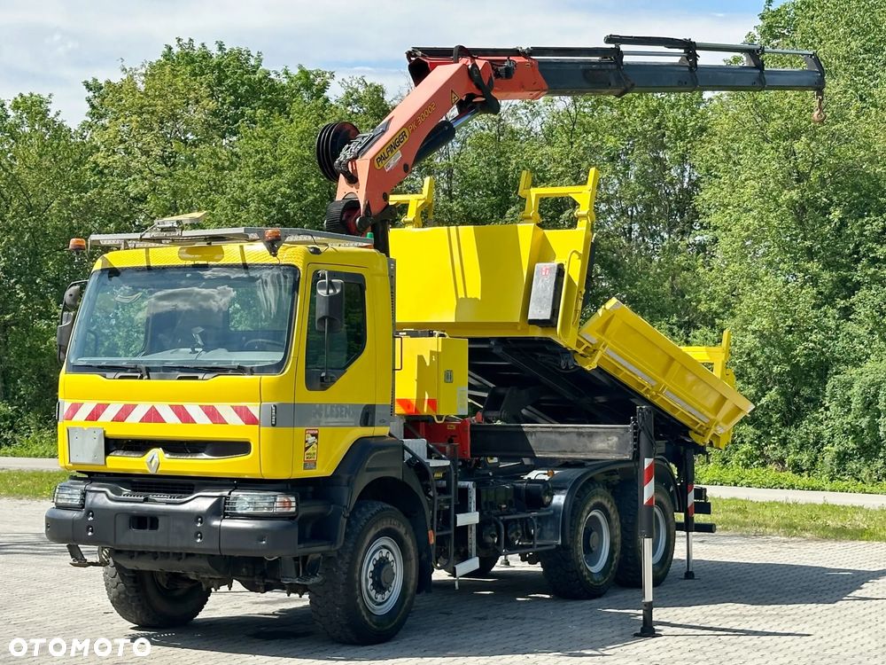 Renault KERAX 370 DCI * PALFINGER PK 30002 C + PILOT + BORDMATIC * 6x6 - 3