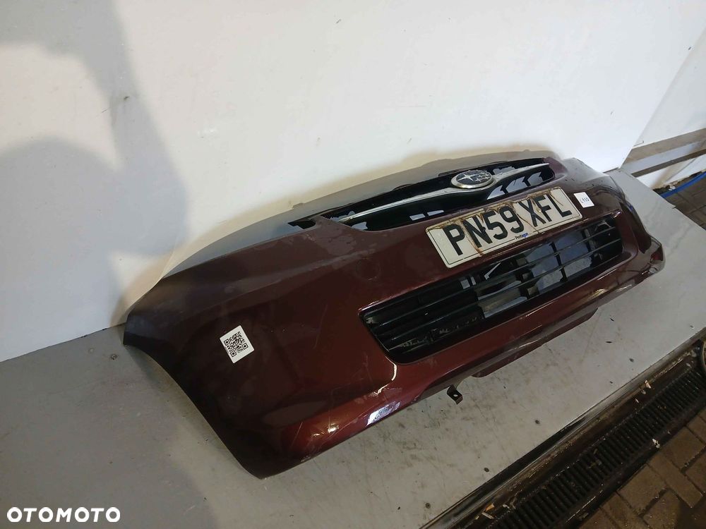 ^ ZDERZAK PRZÓD PRZEDNI SUBARU JUSTY WIŚNIA WIŚNIOWY - 4