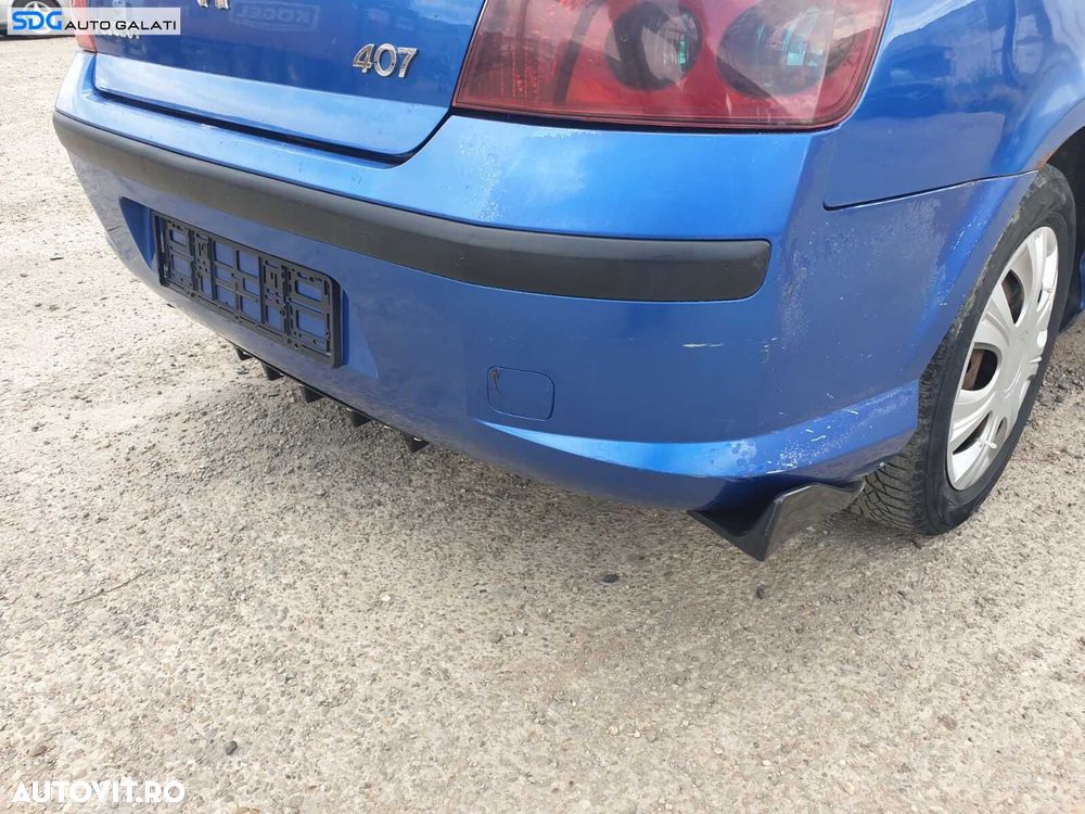 Bara Spoiler Spate Sport Tuning Peugeot 407 Berlina Sedan 2004 - 2010 Culoare KNND - 3