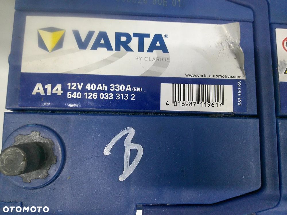 AKUMULATOR VARTA BLUE 540126033 40AH 330A P+ - 4