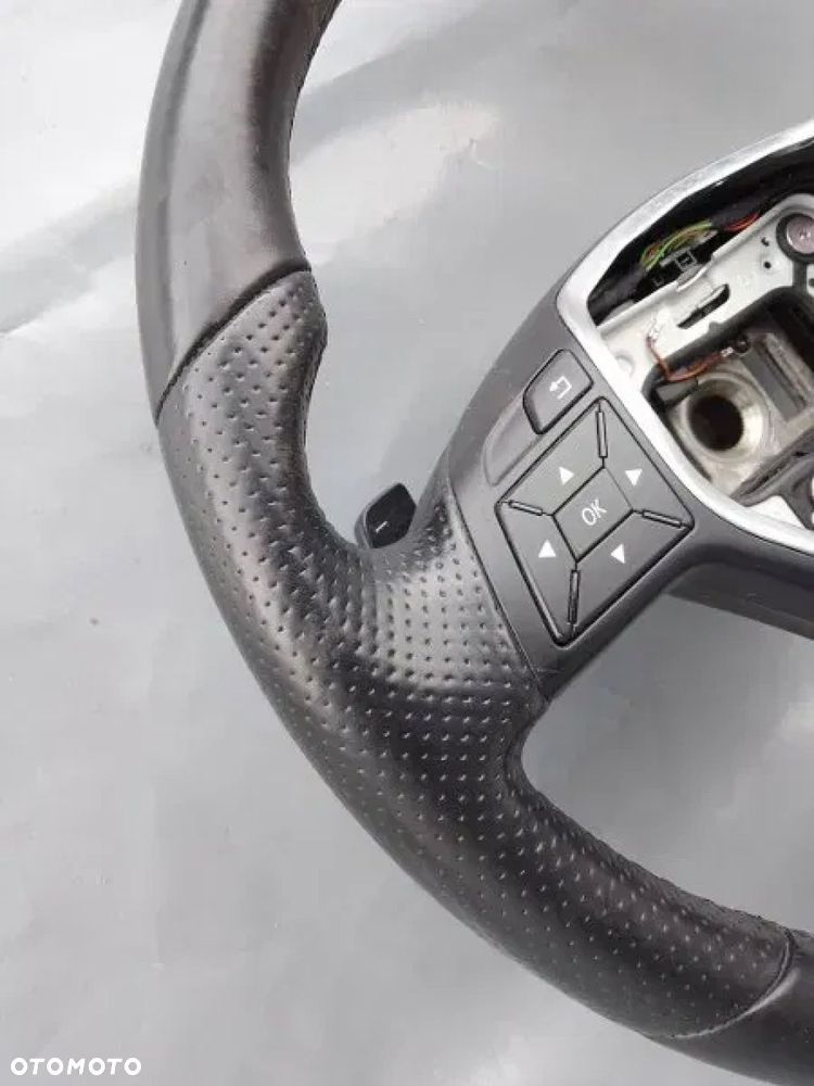 Kierownica Multifunkcja Łopatki Skóra Mercedes W218 W212 Lift A2184600876 - 10
