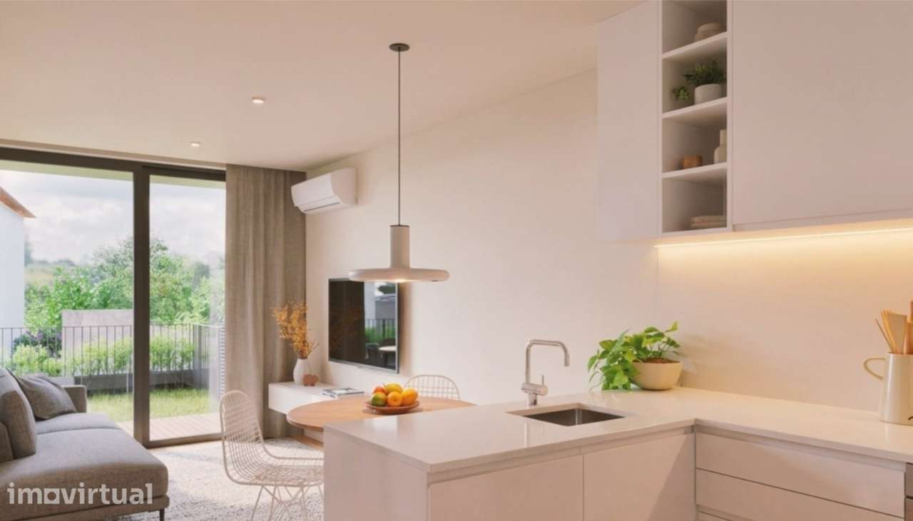 Apartamento T1 com varanda na Senhora da Hora em Matosinhos - Grande imagem: 2/19