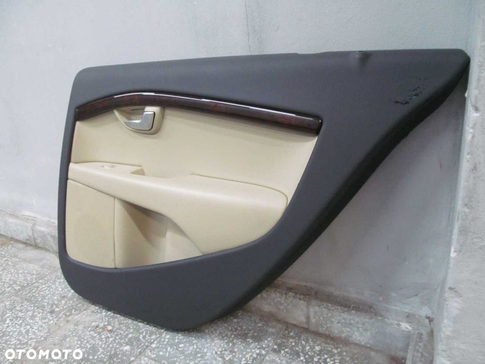 VOLVO S80 II V70 06-13 TAPICERKA BOCZEK DRZWI SKORA TYL PRAWY 8686855 - 3