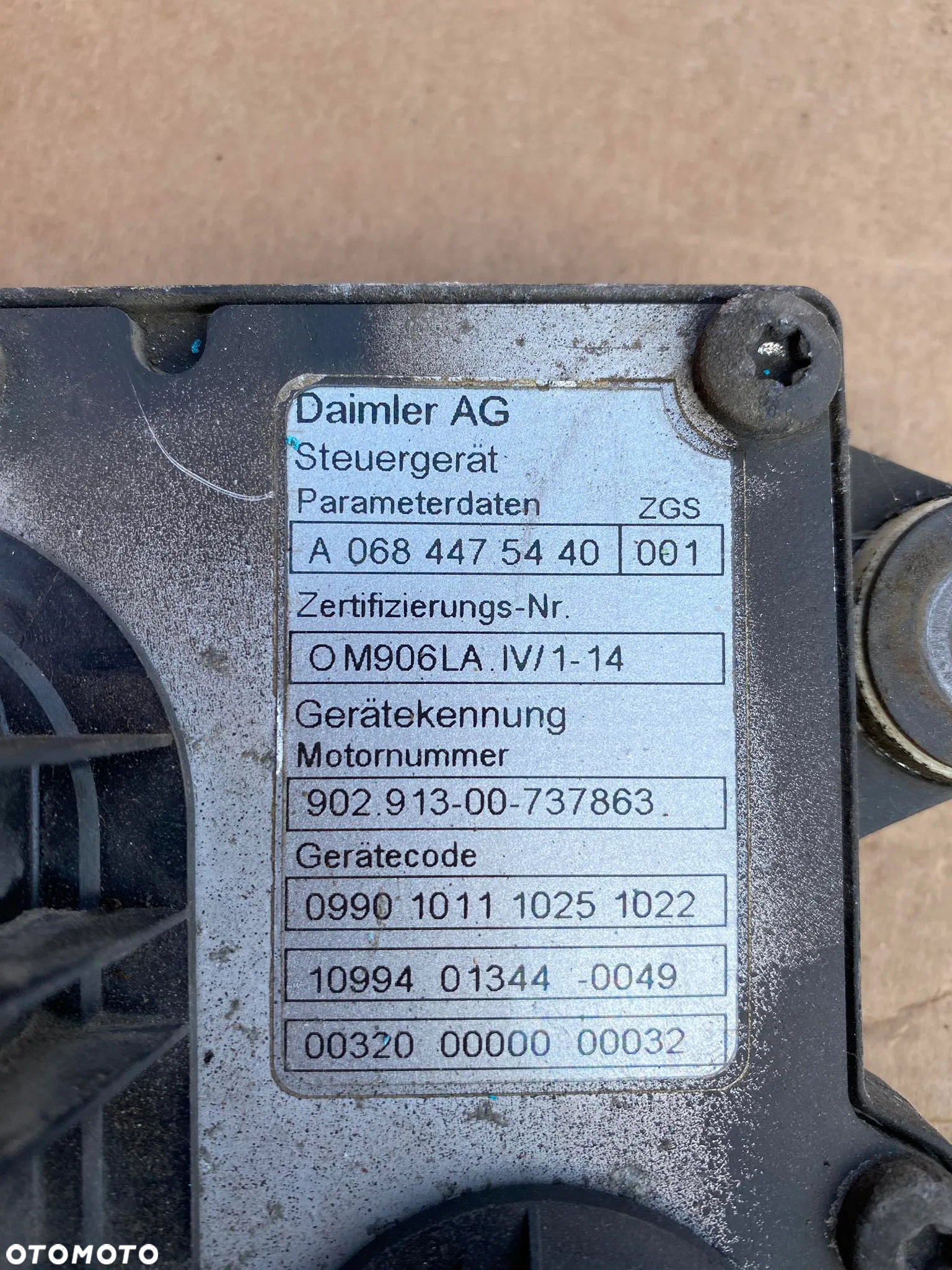 MERCEDES AXOR,ATEGO,ECONIC,SETRA -komputer,sterownik silnika- OM906,OM926 - 2