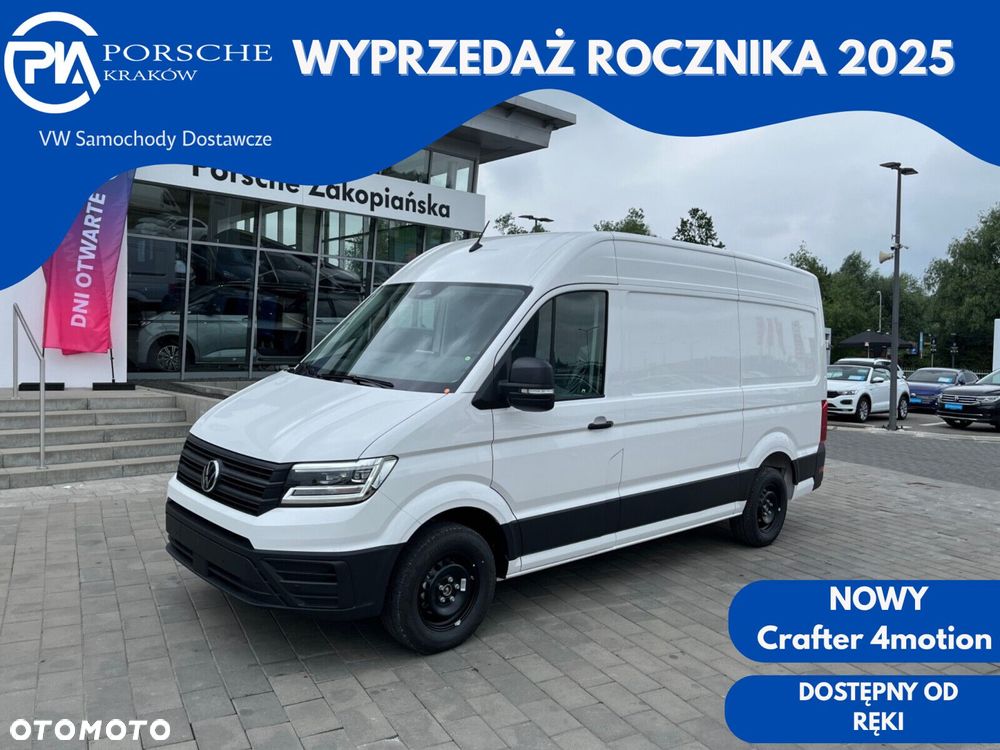 Volkswagen Crafter Crafter 35 Furgon, silnik: 2,0 l  130 kW, skrzynia biegów: napęd 4MOTION, automatyczna 8-biegowa rozstaw osi: 3640 mm