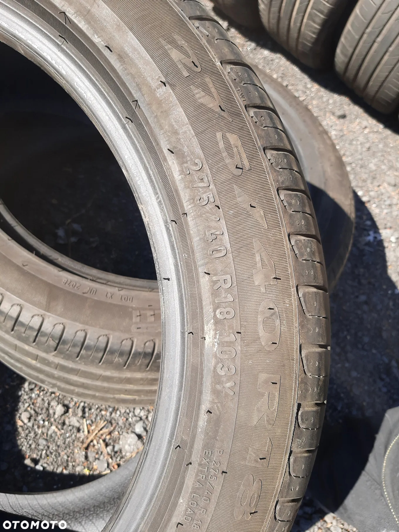 275/40R18 Pirelli P7 103Y 2x70-75% bieżnika - 7
