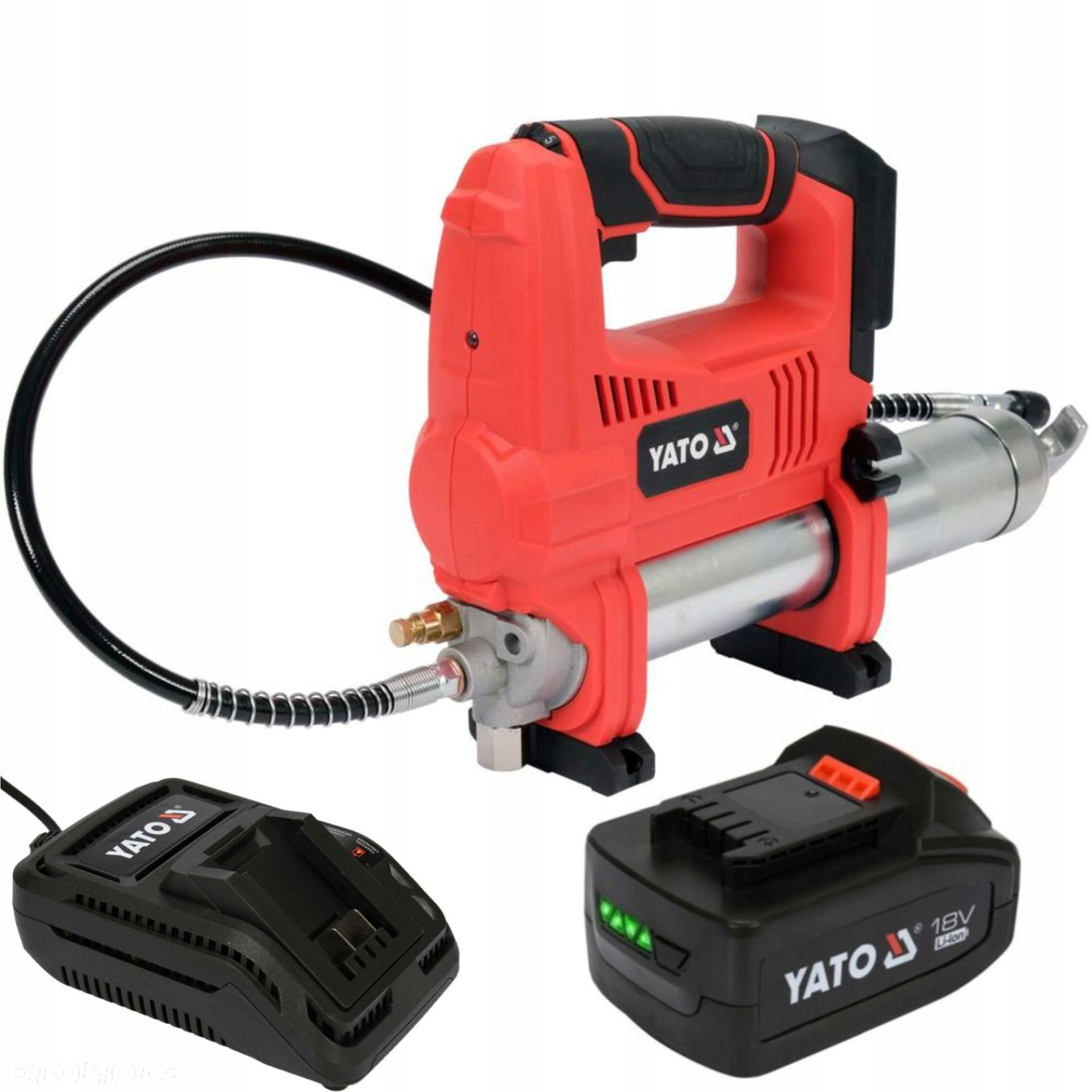 YATO SMAROWNICA AKUMULATOROWA 18V 620 BAR 3000mAh LED YT-07020  3Ah - 10