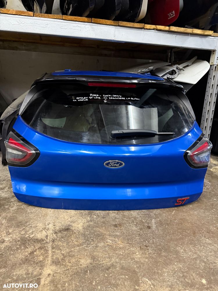 Haion complet FORD PUMA ST-line an 2017-2024 cu stopuri, luneta, stergator si ornamente si deschidere la buton - 1