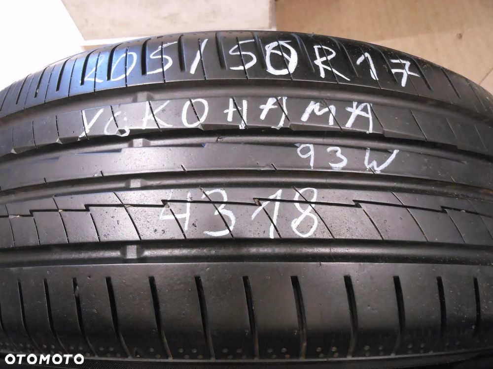 Opona pojedyńcza 205/50r17 yokohama bluearth-a ae50 7,3mm lato - 1