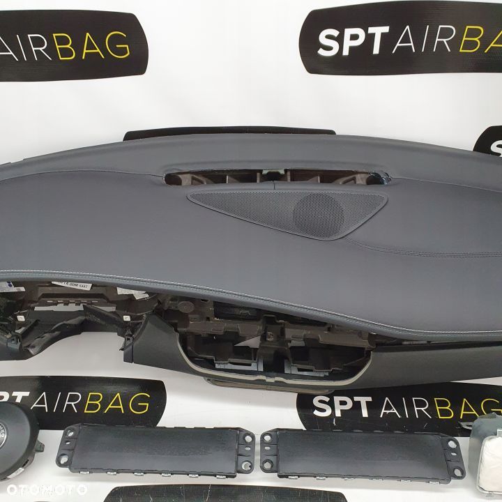 ALFA ROMEO GIULIA DESKA ROZDZIELCZA SKÓRA KONSOLA KOKPIT PULPIT PODUSZKI AIRBAG AIR BAG PASY KIT SET - 3