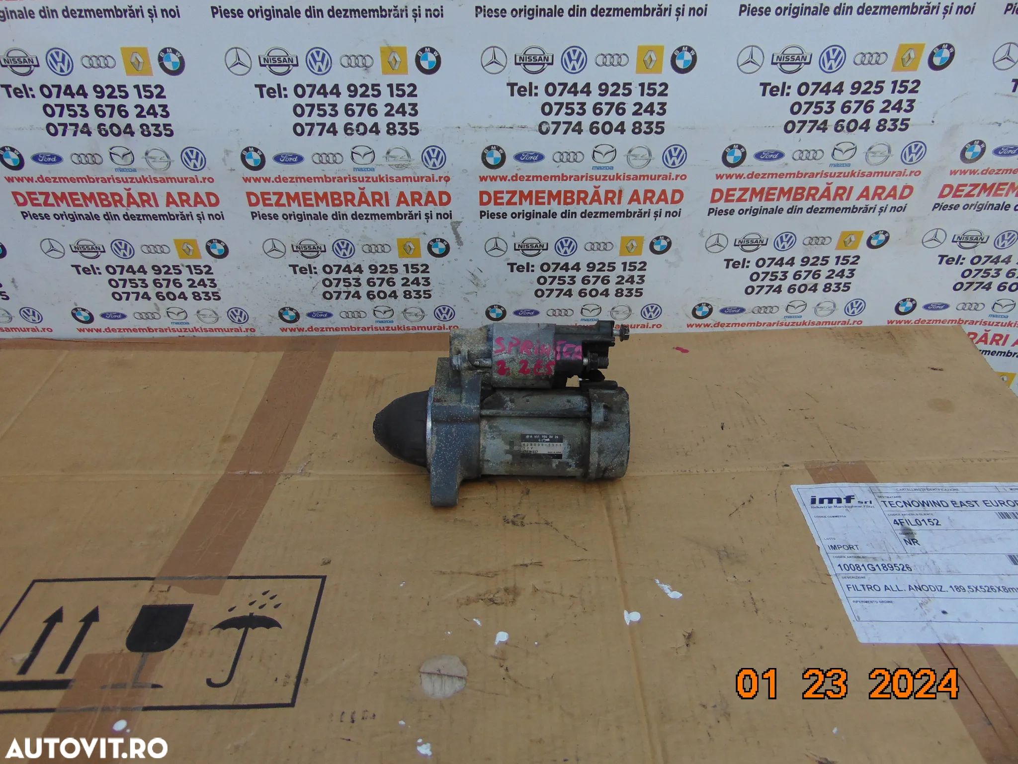Electromotor Mercedes 2.2 euro 5 Sprinter w906 Vito w639 2009-2016 cod a c class e class w204 w212 - 1
