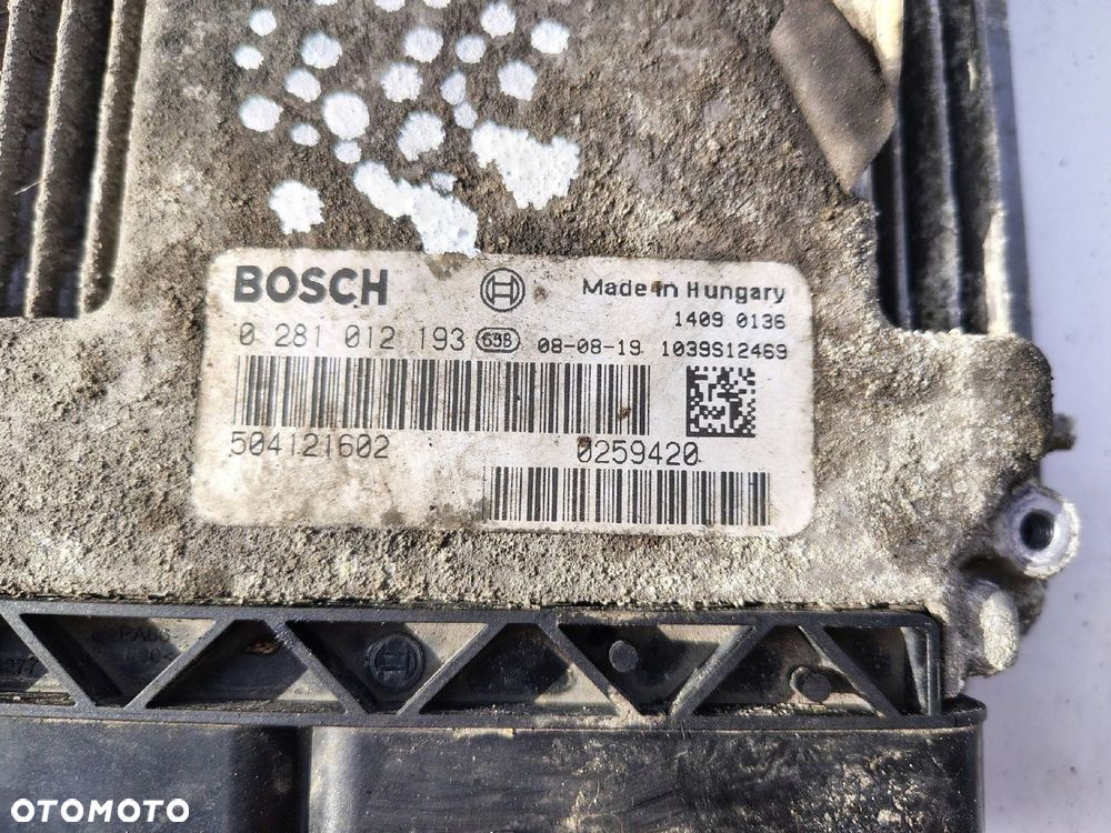 KOMPUTER SILNIKA ZESTAW 504121602 IVECO DAILY 3 III 35S18 2FL 3.0 HPT - 2