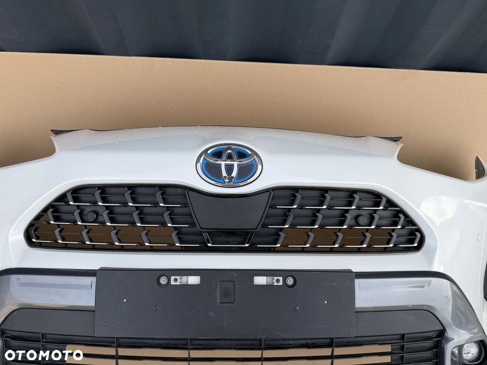 ZDERZAK PRZÓD TOYOTA YARIS CROSS ADVENTURE KOMPLETNY ORYGINAŁ BIAŁA PERŁA - 4