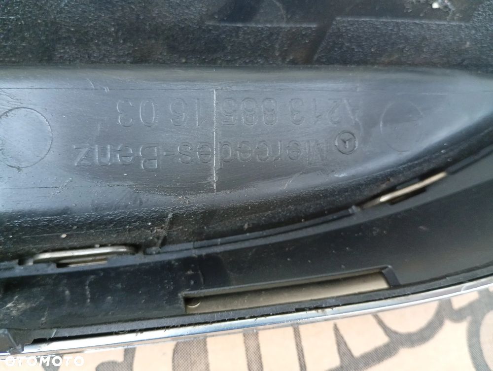 ŚRODKOWA KRATKA ZDERZAKA MERCEDES E KLASA 213 CAŁE ŁADNE 2016-2020R A2138851603 - 8