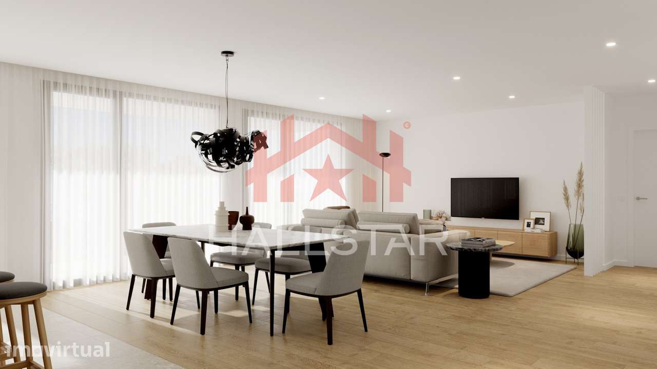 Apartamento T4 / Em Construção / Cozinha Equipada / Garagem Dupla / Pa - Grande imagem: 5/18