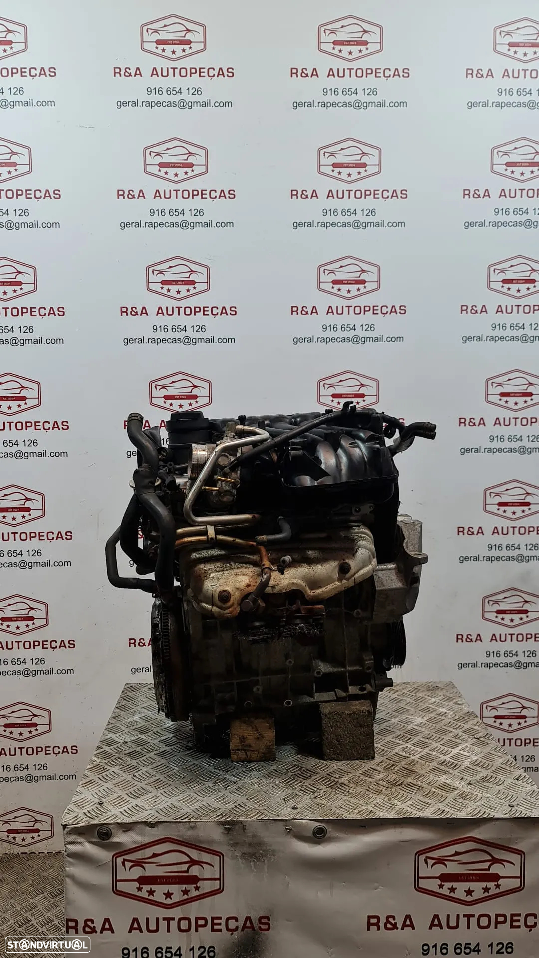 Motor Completo VW New Beetle 1.6 8V Ref BFS - 5