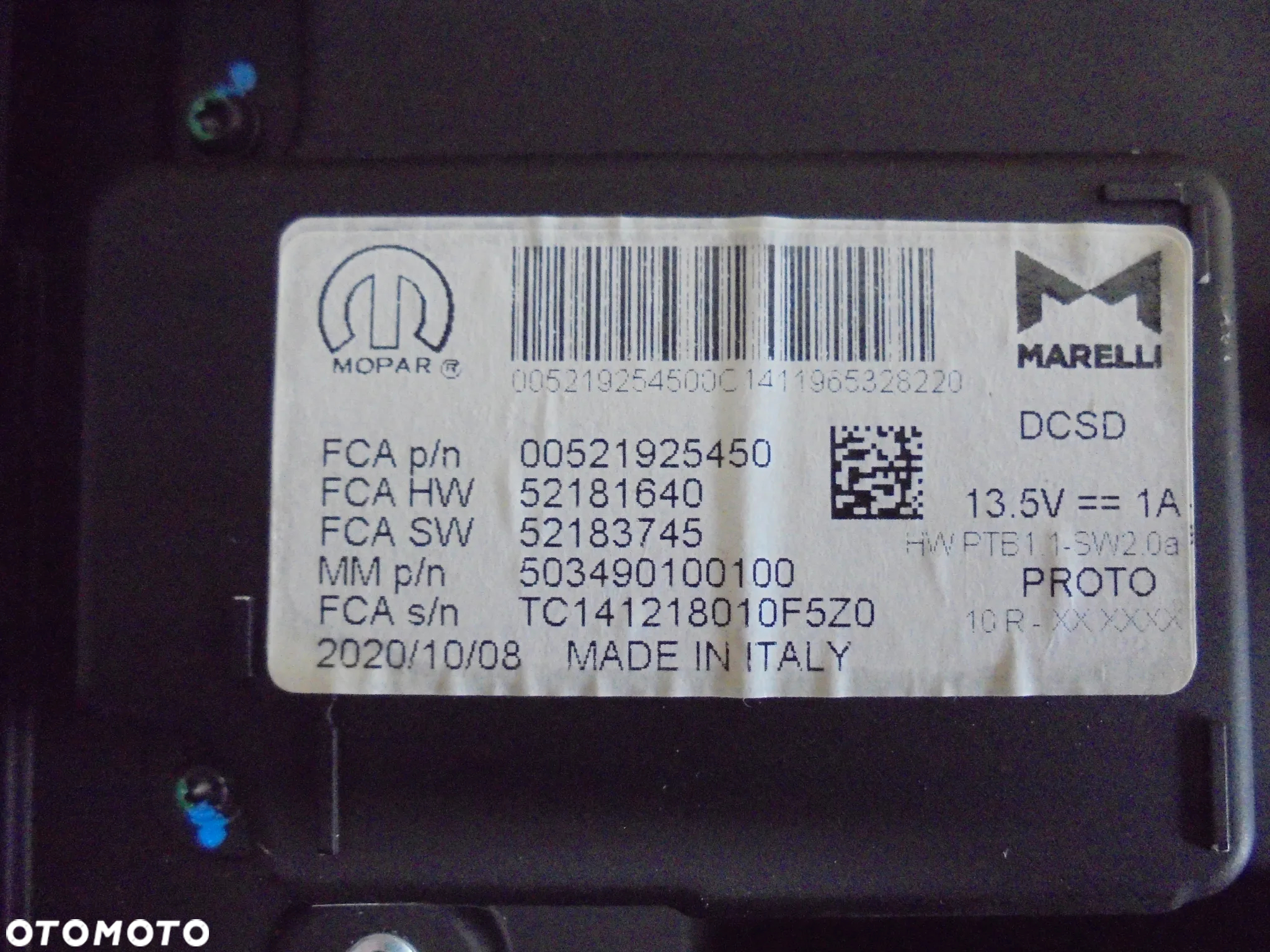 521925450 RADIO FIAT DUCATO 2020- DOTYKOWE - 3