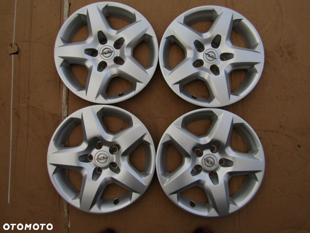 4x Kołpaki 16 Strukturalne Opel Astra H III Zafira B Vectra C Meriva A B - 14