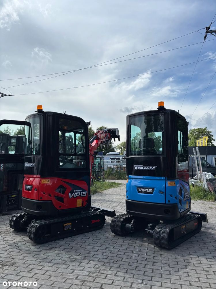 Kingway VIP15 1500kg Gąsienice 230mm Kciuk HYDRAULICZNY 25KM 3cyl DIESEL - 11