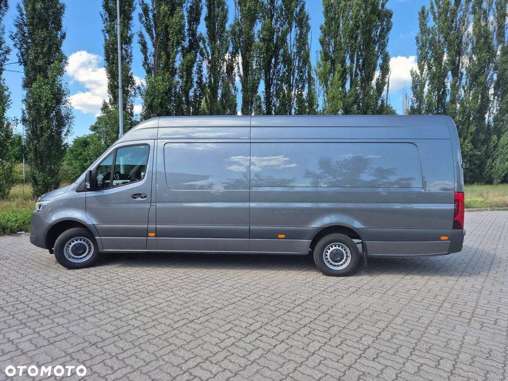 Mercedes-Benz Sprinter 319 CDI 190 KM 9G-Tronic, Automat, Model 907, Salon polska, Furgon Blaszak, Ekstra Długi  4800 mm L4H2, Wzmocnione zawieszenie, Zbiornik 230l alu (z atestem), Webasto, Kabina sypialniana, Po przeglądzie B+ jeszcze jeden w cenie, Dostępny od Października, FV - 3