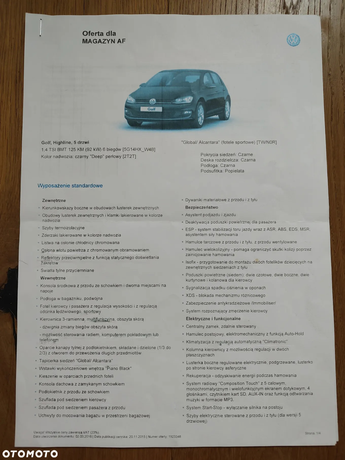 Volkswagen Golf VII 1.4 TSI BMT Highline - 15