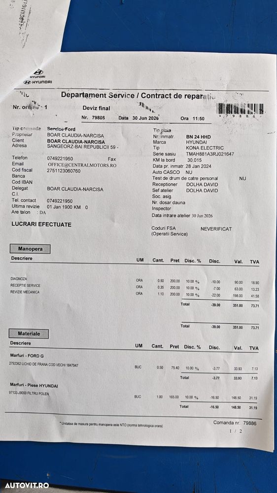 Hyundai KONA BEV 218 CP 65.4 kWh Luxury - 13